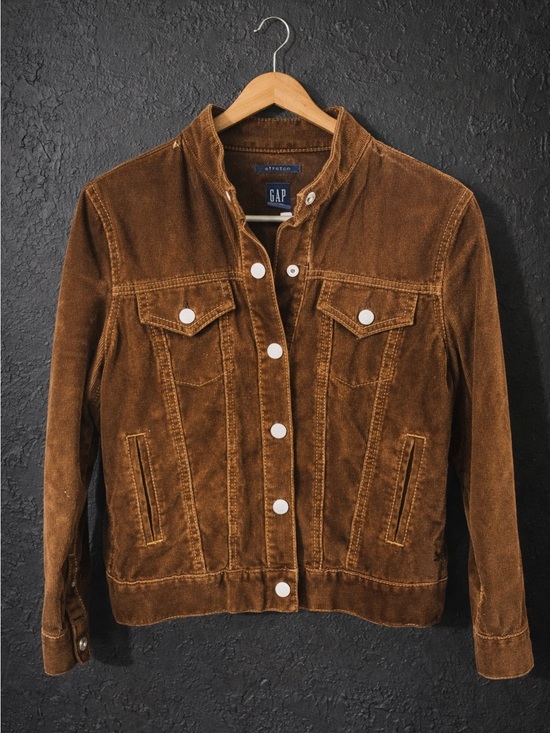 GAP Jackets & Blazers - GAP Brown Corduroy Jean Jacket